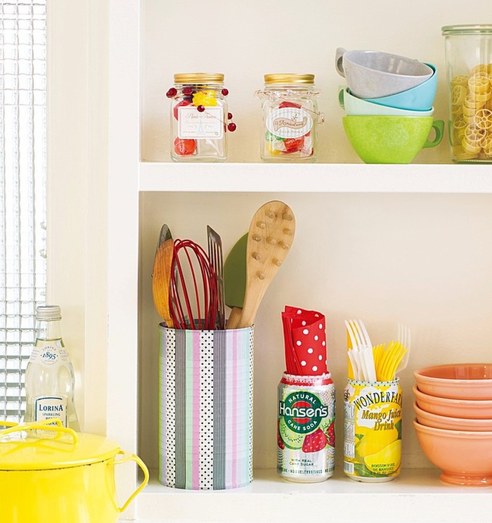 貼るだけ、巻くだけでOKの簡単リメイク雑貨