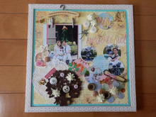 ALL100円以下素材でスクラップブッキングインテリア