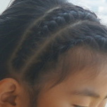 こどもヘア編み込み