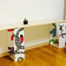 IKEA生地で部屋が可愛く変身