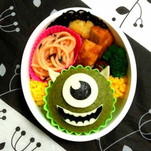 モンスターズ・インク*マイク(抹茶蒸しパン)