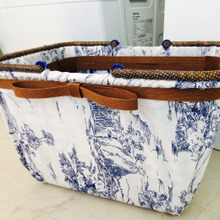 洗濯かごをIKEAファブリックでイメチェン