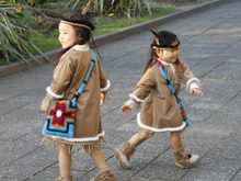 ハロウィン ハンドメイドでインディアン衣装