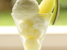 さわやかメロンアイス ~おうちde手作りアイス