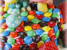 カラフル マーブルチョコケーキ