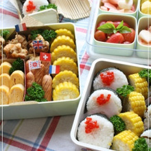 カラフルに!夏休みのお出かけ弁当。