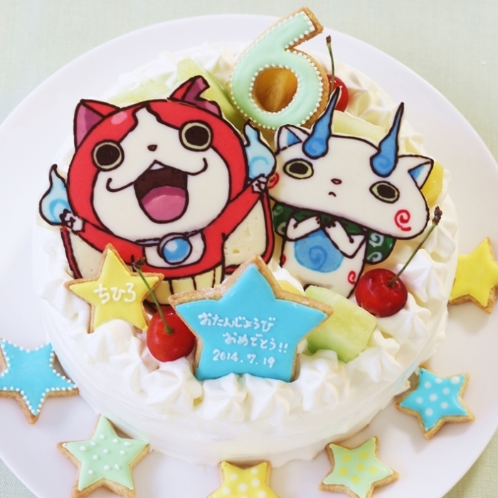 お誕生日に!妖怪ウォッチのキャラチョコプレートの作り方