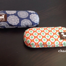 100圴メガネケースを可愛くリメイク