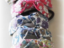 簡単!リバティー生地でリボンの髪ゴム