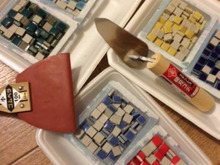 モザイクタイルで家具が変身!