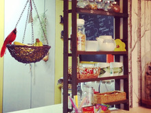 100均スノコで作るキッチンシェルフ