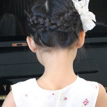 アナ雪風?三つ編みアレンジ