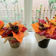 100均材料で作る秋飾り