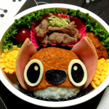 お稲荷さん*スティッチ キャラ弁♪