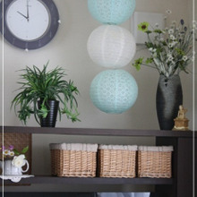 100均グッズを利用して和風夏色インテリア