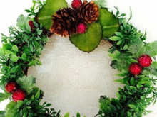 100均材料で、お手軽 リースを作る