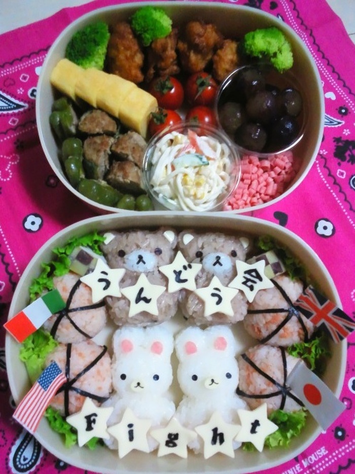 簡単&かわいい運動会弁当♪