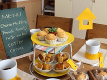 ぜ~んぶ100均グッズでPOPなAfternoon teaにリメイク