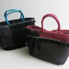 100均リメイク★ 中はビニール!?ニットのBag