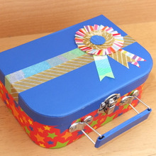 100均小物BOXをマステでかわいく