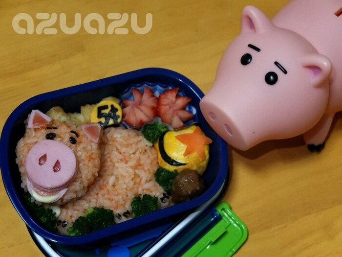 ハム弁当