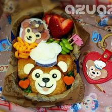 ディズニー キャラ弁☆ダッフィー・シェリーメイ
