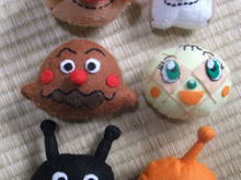 フエルトで手作り小物 アンパンマン♪