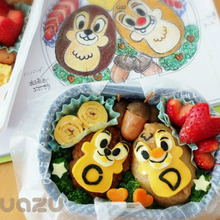 ディズニーキャラ弁☆どんぐりとチップ&デール