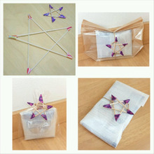 【簡単】爪楊枝で☆を作ってラッピング