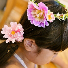 女の子ママ必見★キッズも喜ぶ簡単100均花かんむり♪