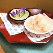 ご飯+豆腐+白玉粉でお月見団子