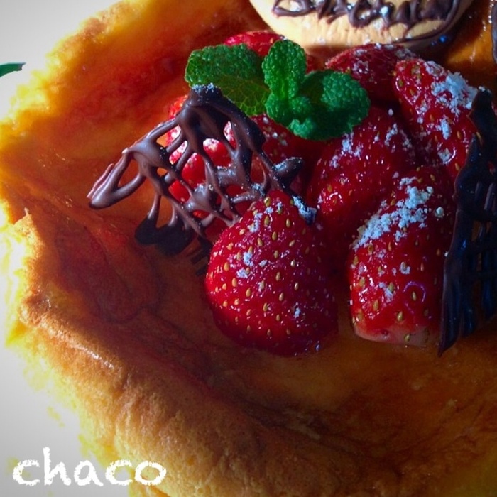 チョコペン1つでケーキをオシャレに✖️生クリーム塗りの一工夫