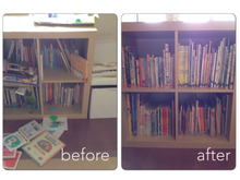 マステで絵本を整理