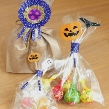ピックでハロウィンラッピング