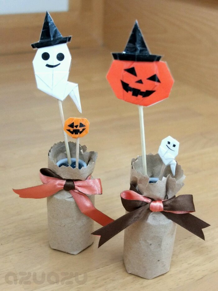 ハロウィン★ヤクルト容器でお部屋をカンタン消臭~