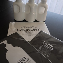 モノトーンラベルでスッキリ収納