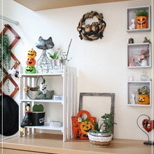 100円雑貨で☆手軽にハロウィン気分