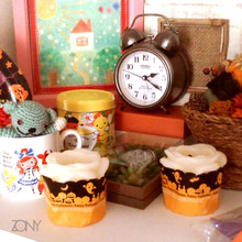 【超簡単】キャンドルを簡単イメチェン★ハロウィン風