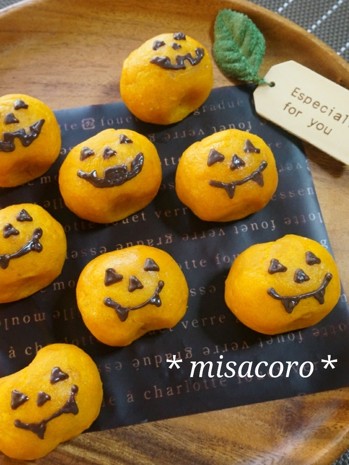 ハロウィンに♪かぼちゃスイートポテト