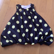 バルーンスカートを簡単に作る方法?子供服リメイク