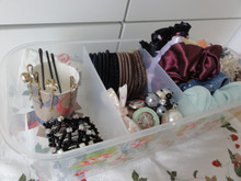 ヘアゴム・ヘアピンはあの芯で立て収納!