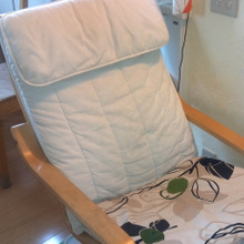 ついつい、うとうとしちゃうイケアのチェアー