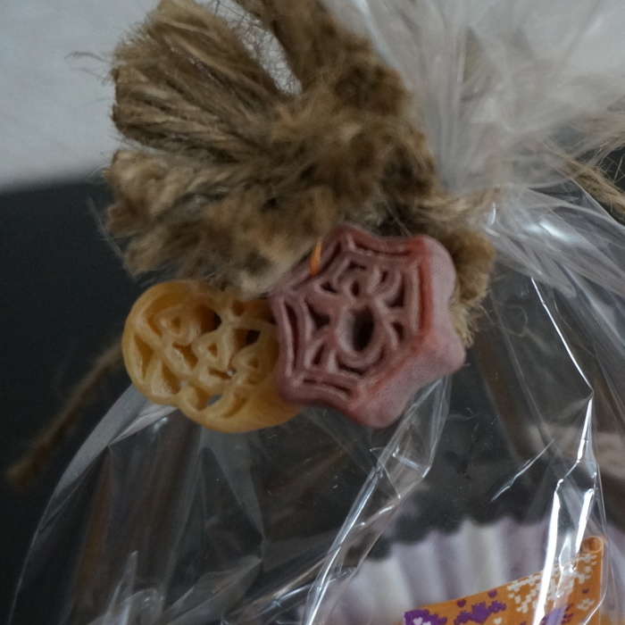 ハロウィンパスタを付けて♪ラッピング