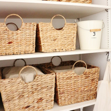 バスケットですっきり!見せたくなる洗面所収納