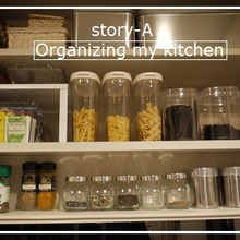 全てが見渡せるキッチン収納