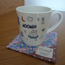 お茶の時間を素敵に演出♪ 花柄コースター