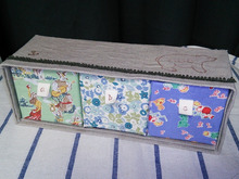 牛乳パックでカルトナージュ