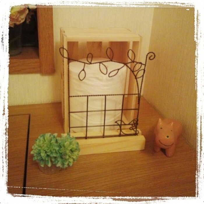 釘もペンキも使わないトイレの模様替え