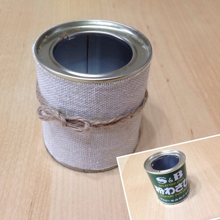 わさび缶をリメイク