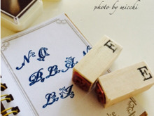 100均アルファベットスタンプを可愛く使いやすくリメイク